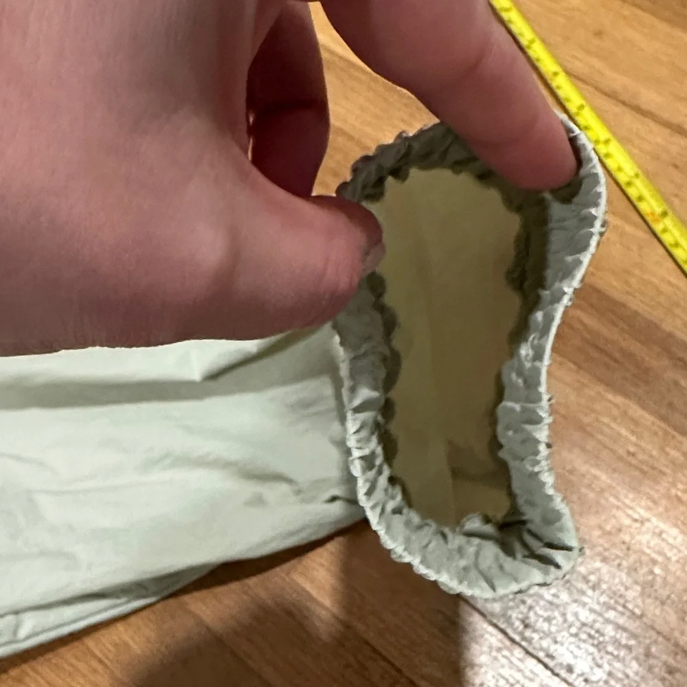 FLX | Women’s Light Green Quarter-Zip Nylon Pullover - Picture 4 of 16